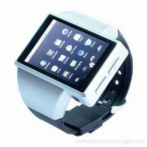 Smart Watch Mobile with GPS/G-sensor/Google's Android 2.2/4GB ROM/2GB RAM/Up to 32GB Capacity